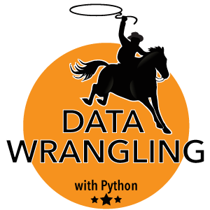 Data Wrangling with an image of a man on a horse