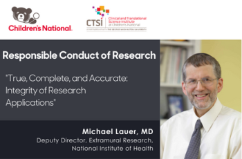 RCR at Children's National: Michael Lauer, MD